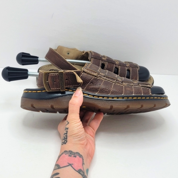 Dr. Martens Other - Dr. Martens | SC18 brown leather fisherman buckle sandals | MENS 11